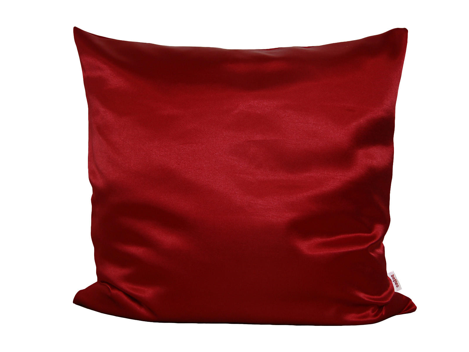 KISSENBEZUG Glanz Satin karmin-rot 80/80 cm - Rot, Textil (80/80cm) - beties Heimtextil