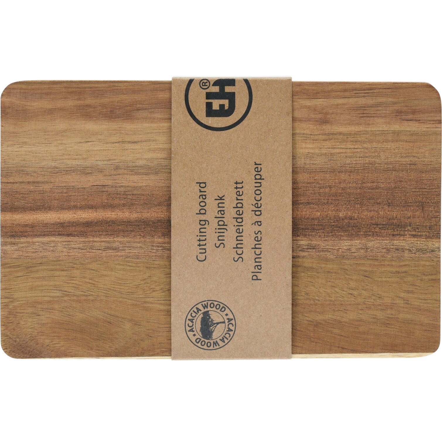 SCHNEIDEBRETT Akazienholz Wood 22/14/1 cm - Braun, Holz (14/22cm) - Excellent Houseware