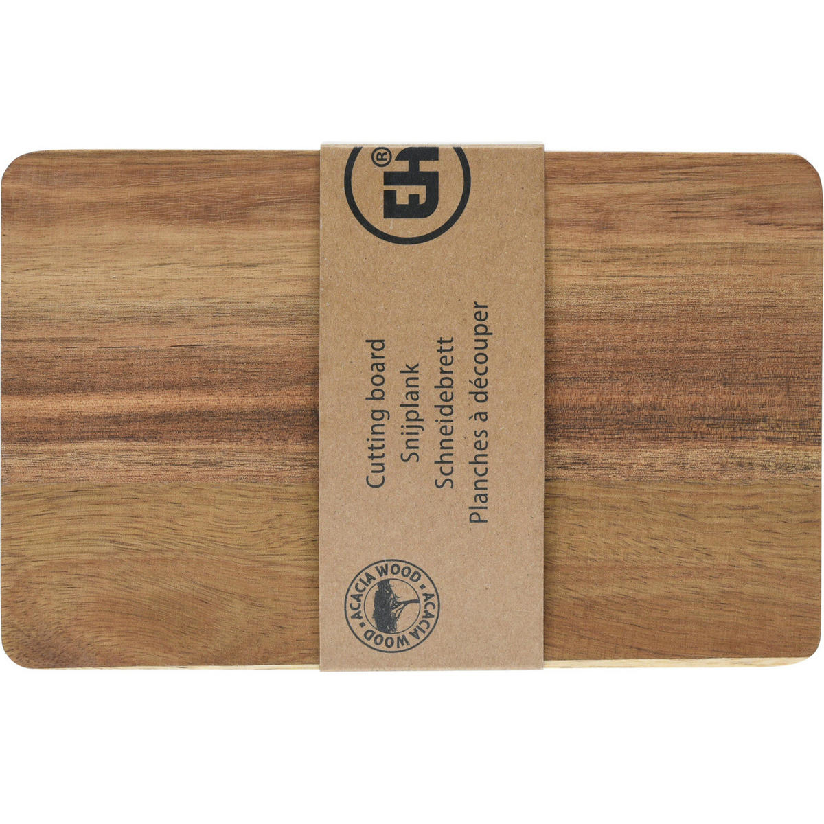 SCHNEIDEBRETT Akazienholz Wood 22/14/1 cm - Braun, Holz (14/22cm) - Excellent Houseware