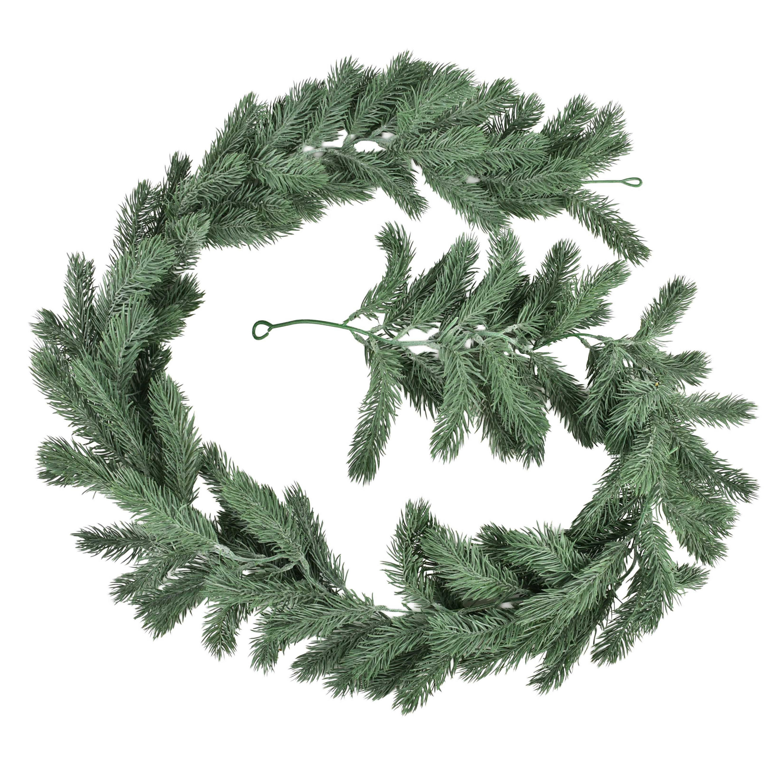WEIHNACHTSGIRLANDE Viridis Grün Kunststoff - Grün, Kunststoff (165cm) - Mondex