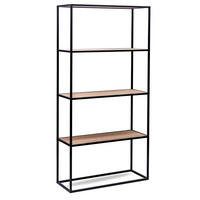 REGAL Schwarz - Schwarz, Holz (75/154/27cm) - Nordlys