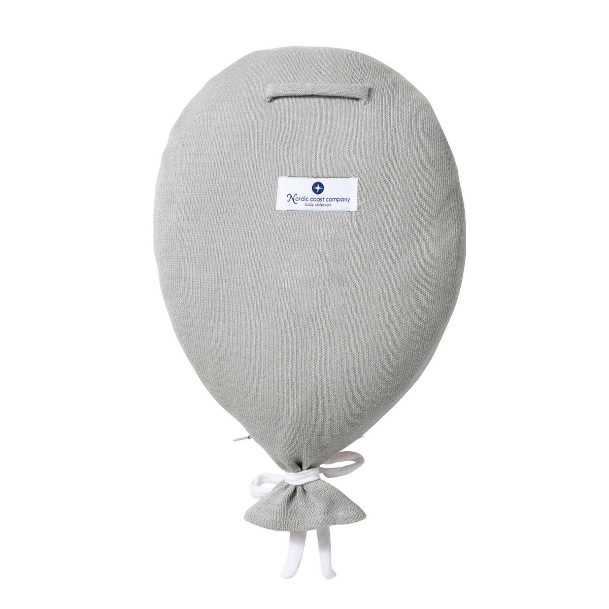 KISSEN Ballon "Welcome Little One" Grau - Grau, Textil (30/25cm) - nordic coast company