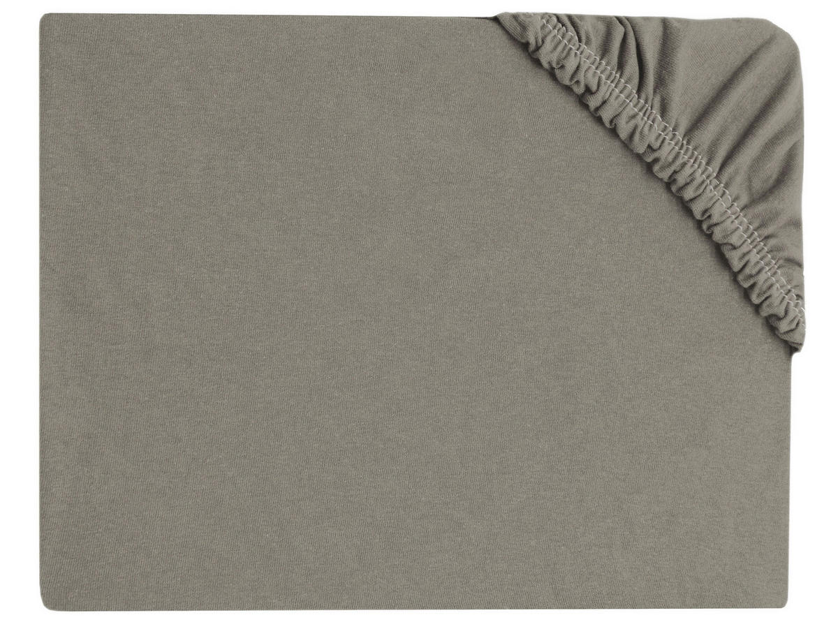 SPANNBETTLAKEN, 100x200 cm, 100% Baumwolle, Braun - Braun, Textil (100/200cm) - Zollner