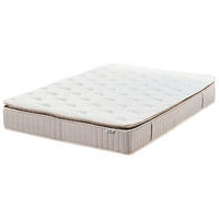 SALTEA DIN LATEX CU ARCURI ÎNFUNDATE H3/4 fixă 120/200 cm Daydream - alb, material textil (120/200cm) - Beliani
