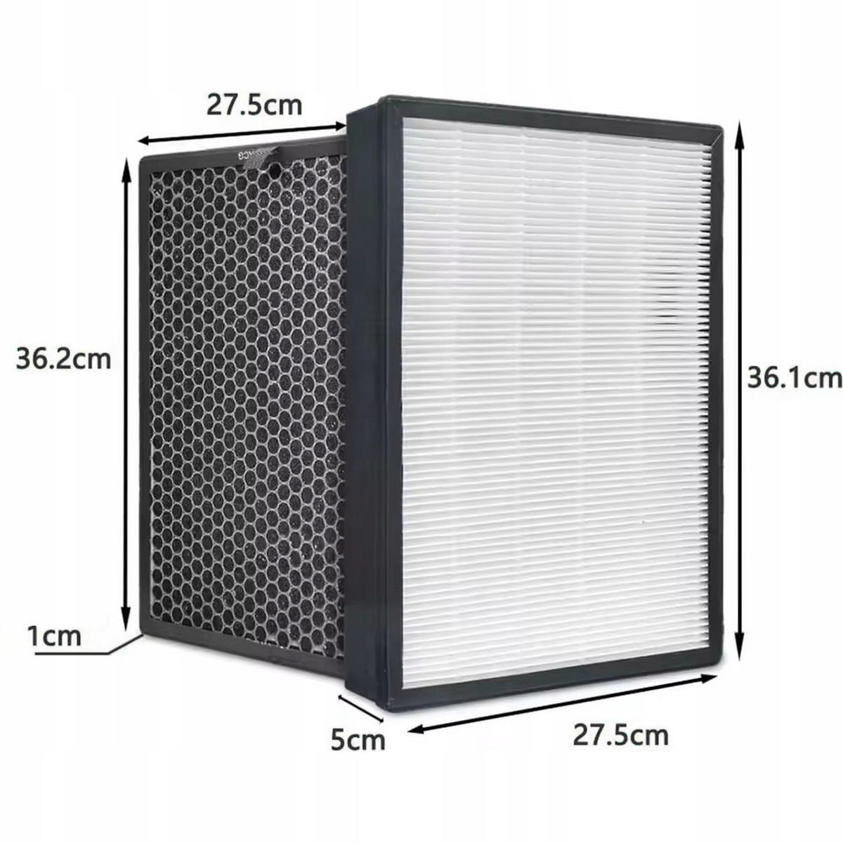 FILTER AC3829/10 3-tlg. Set, HEPA FY2422 99,97% ≥ 0,3 µm, Aktivkohle FY2420, Befeuchtungsfilter FY3435 - Multicolor, Kunststoff/Metall (10/10/10cm)