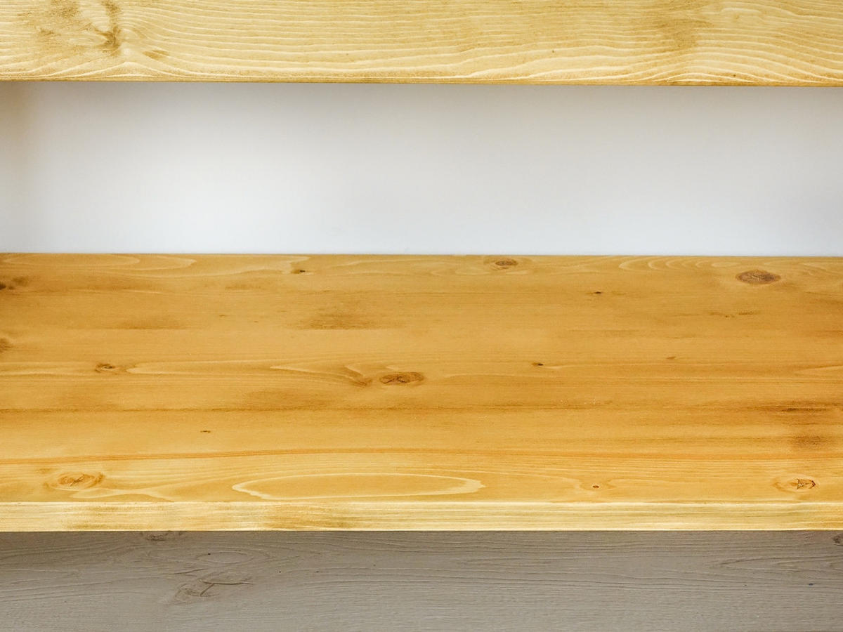 COUCHTISCH aus Massivholz Sara - Honig, Holz (50/100/45cm) - Seart