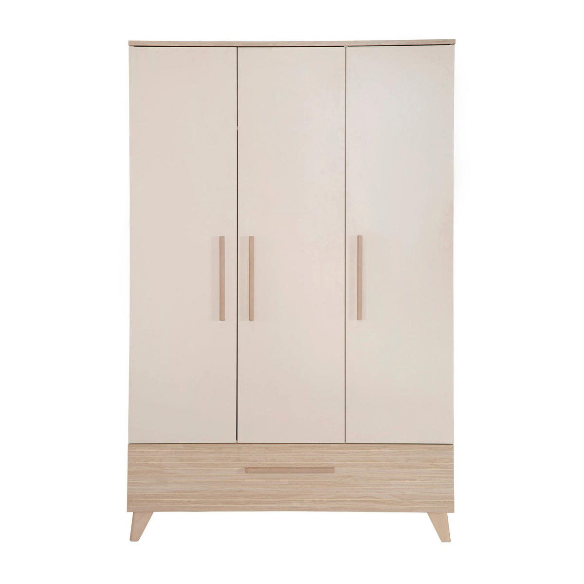 BABYZIMMER-SET Sidney 3-teilig - Kaschmir/Eichefarben, Holz/Holzwerkstoff (118/190/52cm) - Roba