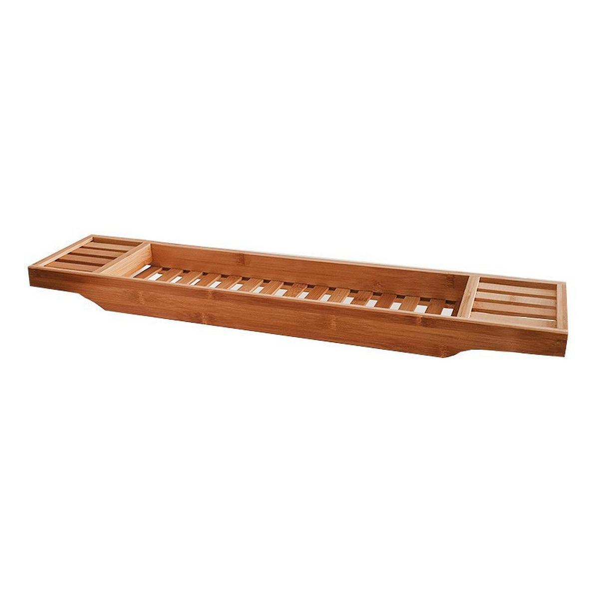 BADEWANNENABLAGE,BAMBUS, 70 × 14,5 × 5 cm - Dunkelbraun, Holz (14.5/4/70cm) - Weltevree