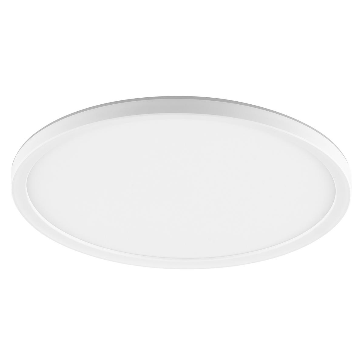 LED DECKENLEUCHTE Samora Weiß 29,3/29,3/2,6 cm - Weiß, Kunststoff (29.3/29.3/2.6cm) - Brilliant