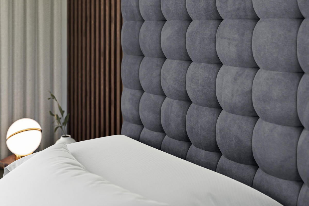 BOXBETT VIONE-Z - 200 x 200 - H3 - Dunkelgrau - Dunkelgrau, Holzwerkstoff (200/200cm) - ALTDECOR