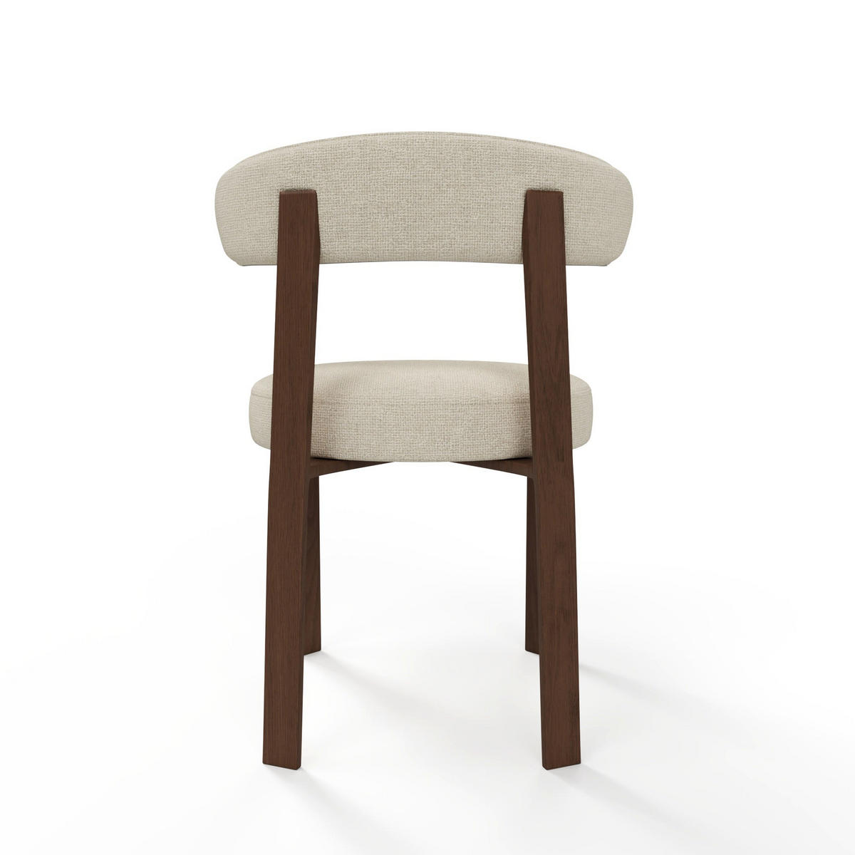 ESSZIMMERSTUHL Chenille-Samt Creme 51.0 CENTIMETERScm - Creme, Textil (51/79.5/54.5cm) - Sia Home