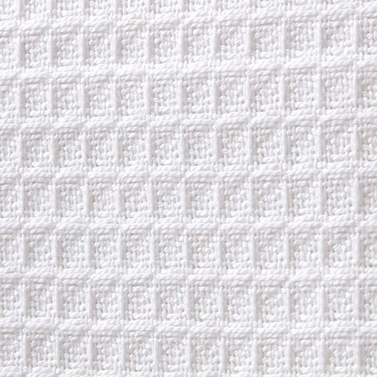 BABYDECKE Waffelpiqué 90/110 cm, Bio-Baumwolle - Weiß, Textil (90/112cm) - Homescapes