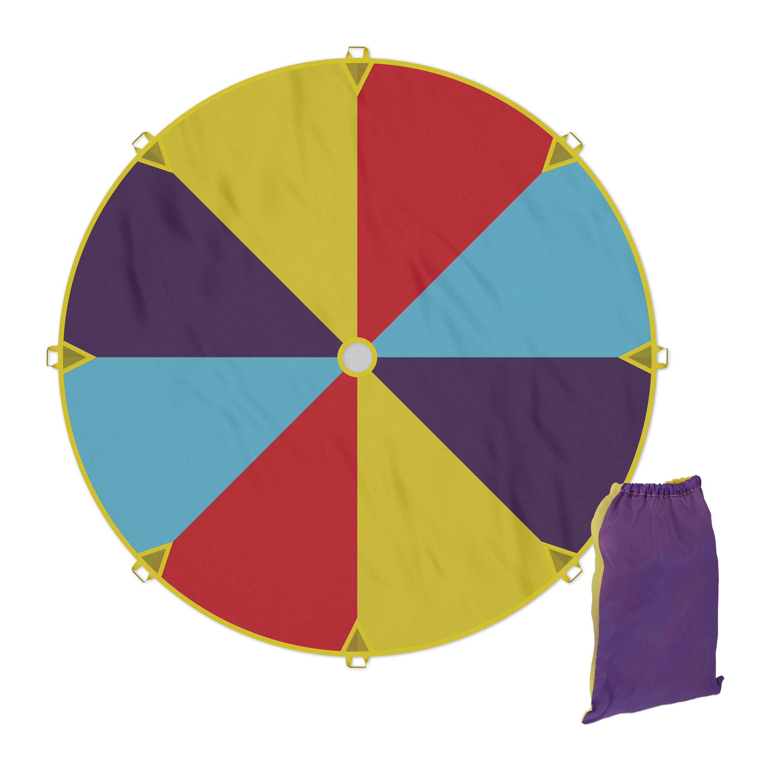 SCHWUNGTUCH - Multicolor, Textil (200/0.1/200cm) - Relaxdays