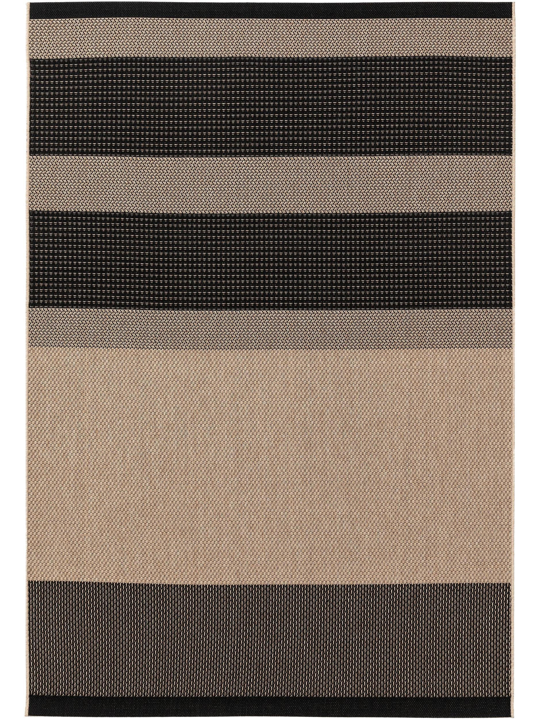 OUTDOORTEPPICH Naoto Beige/Schwarz 80x150 cm - Beige, Textil (80/150cm) - benuta Nest