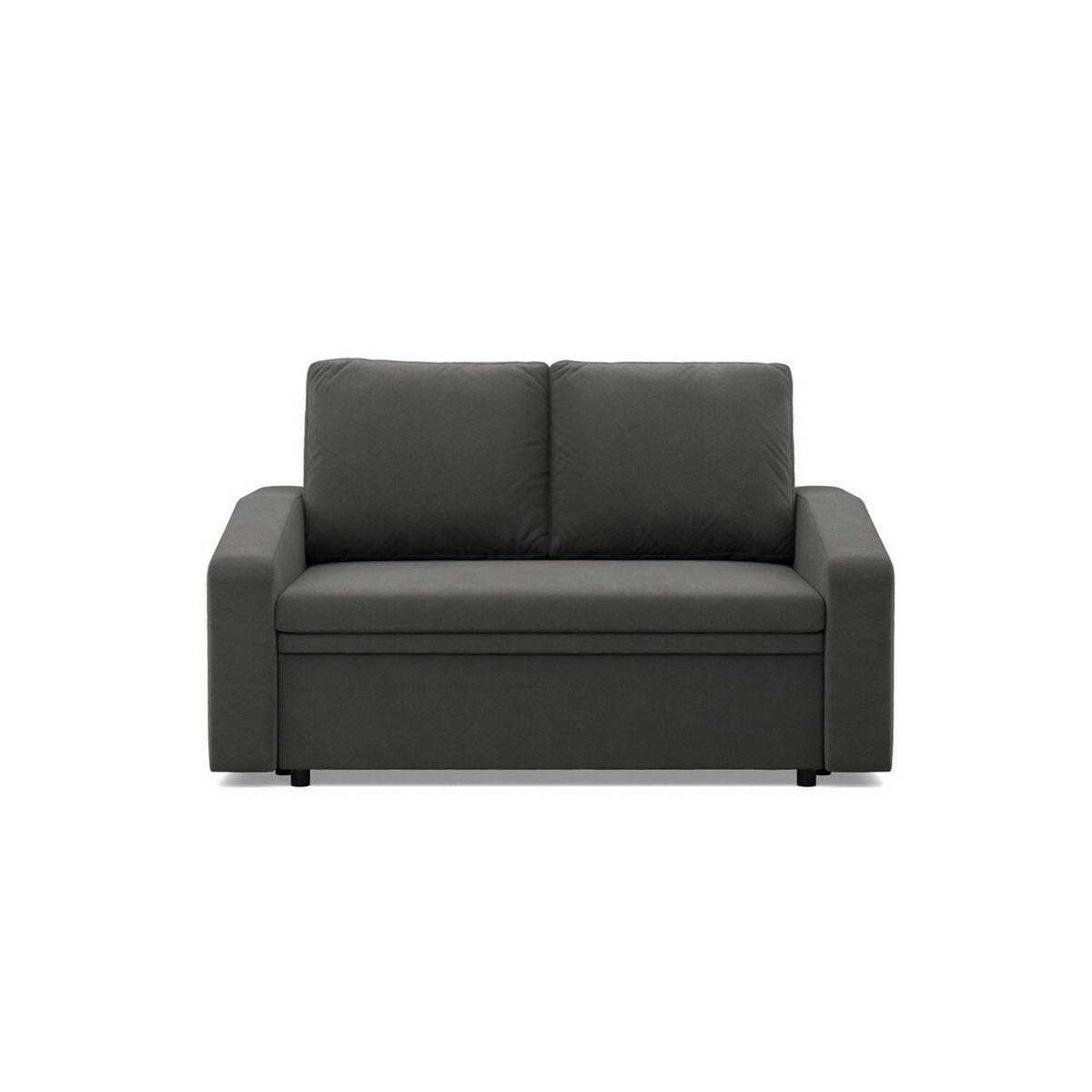 SOFA Neo mit abgeschrägter Armlehnen grau - Grau, Textil (148/90/87cm) - SIMKAM Furniture