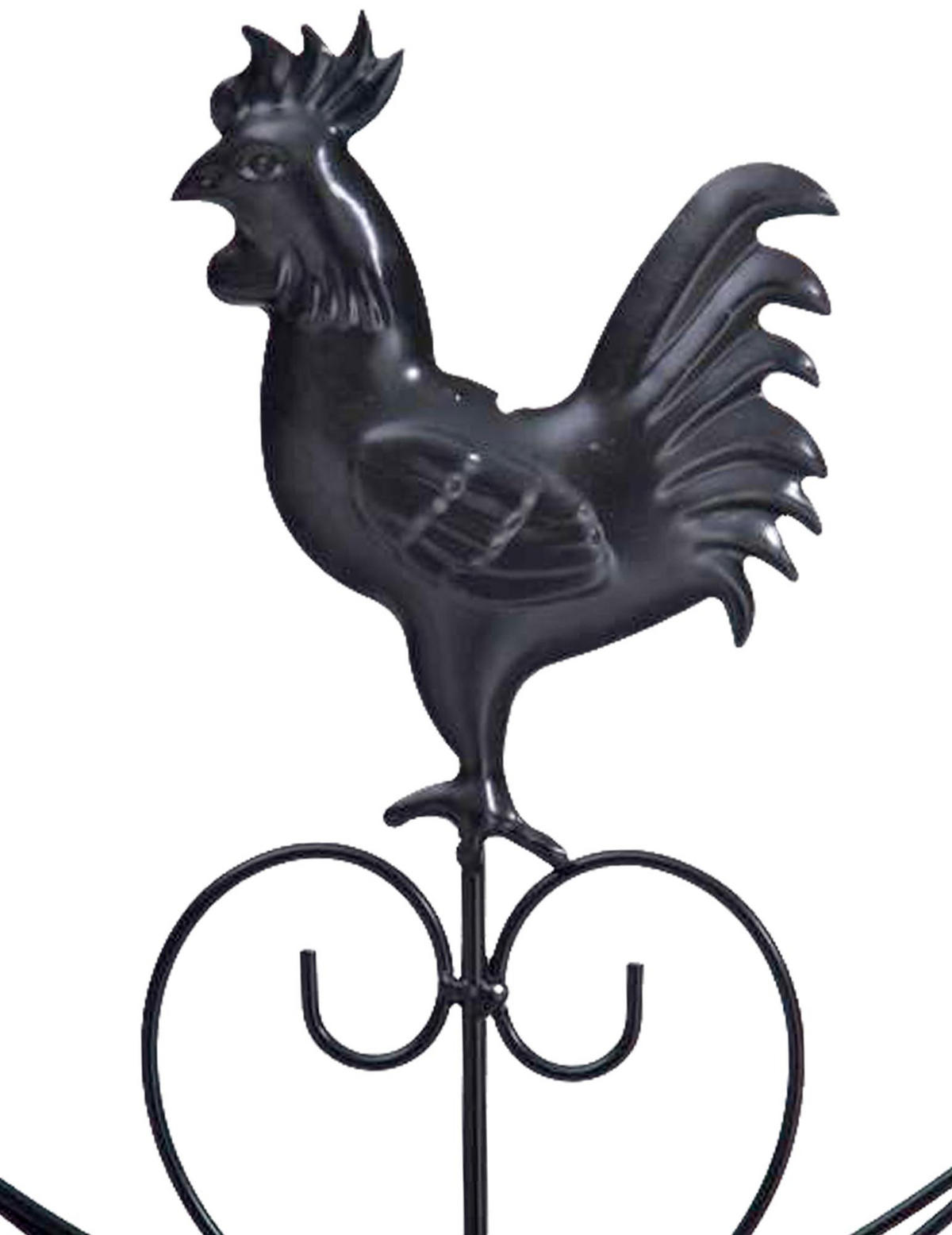 STANDREGAL Metall Schwarz - Schwarz, Metall (61.5/153/33cm) - CLP