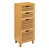 BADEZIMMERSCHRANK Sicela 40/30/97,5 cm - Braun, Naturmaterialien (30/97.5/40cm)