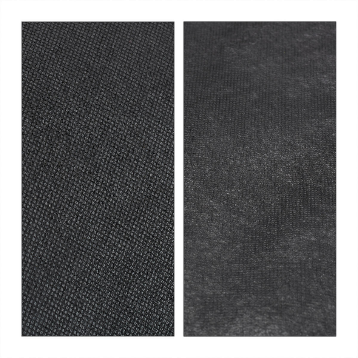 UNKRAUTVLIES - Schwarz, Kunststoff (100/0.1/50cm) - Relaxdays