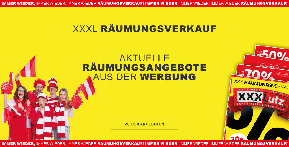 xxxl Raeumungsverkauf