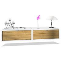 LOWBOARD Lana Fronten in Eiche Natur - Eichefarben, Holzwerkstoff (80/37/29cm) - Vladon