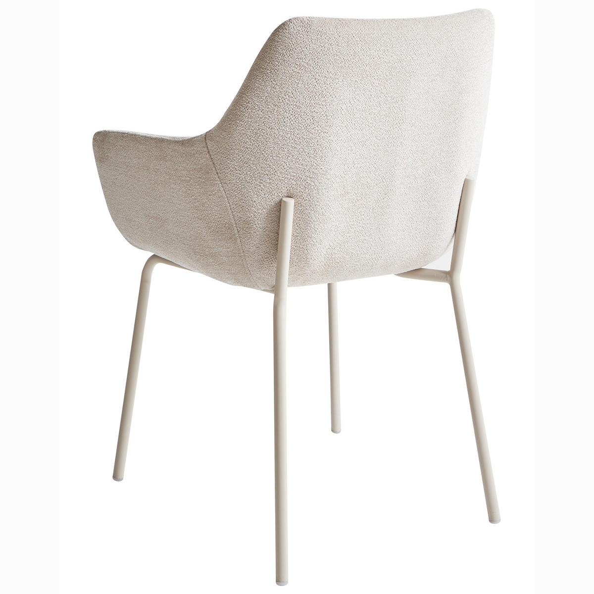 ESSZIMMERSTUHL Beige Bowdon - Beige, Textil (59/81/51cm) - Beliani