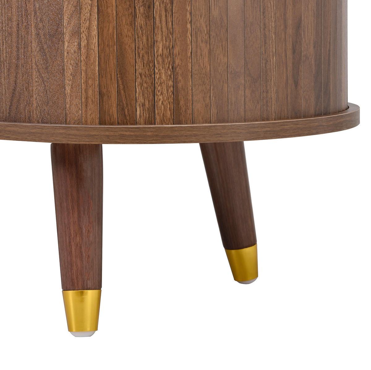 KOMMODE aus MDF 140x40x79,5cm in Nussbaum mit Schubladen - Nussbaumfarben, Holzwerkstoff (140/79.5/40cm) - Modfu