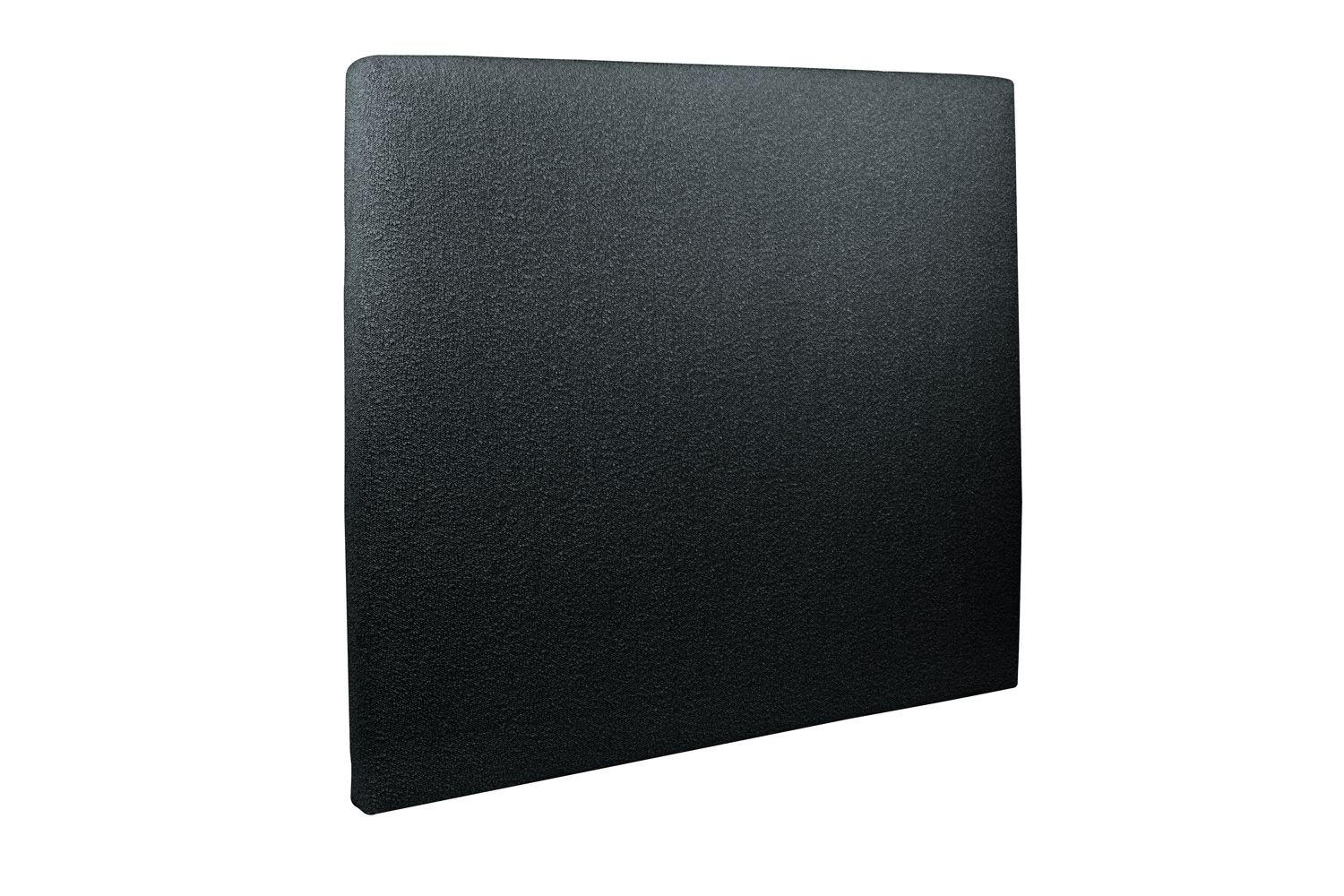 KOPFTEIL gepolstertes – schwarzer Bouclé-Stoff - 180 cm - Beige/Schwarz, Holz (180/120/10cm) - Sommeil de Plomb