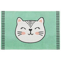 KINDERTEPPICH Howrah 90/60 cm - Grün, Textil (60/90cm) - Beliani