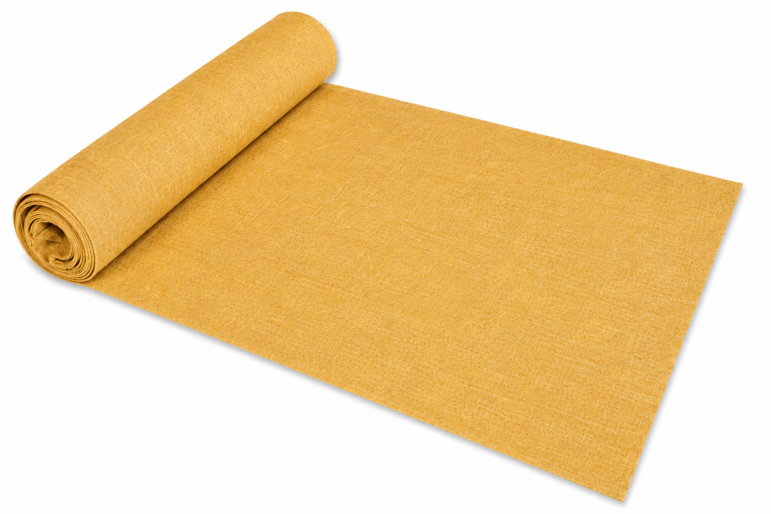 TISCHLÄUFER 40/100 cm Gelb Leinenoptik - Gelb, Textil (40/100cm) - TiborTex