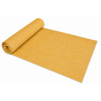 TISCHLÄUFER 40/100 cm Gelb Leinenoptik - Gelb, Textil (40/100cm) - TiborTex