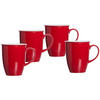 KAFFEEBECHER Doppio Rot 320 ml 4er Set - Rot, Keramik (0.32L) - Ritzenhoff Breker