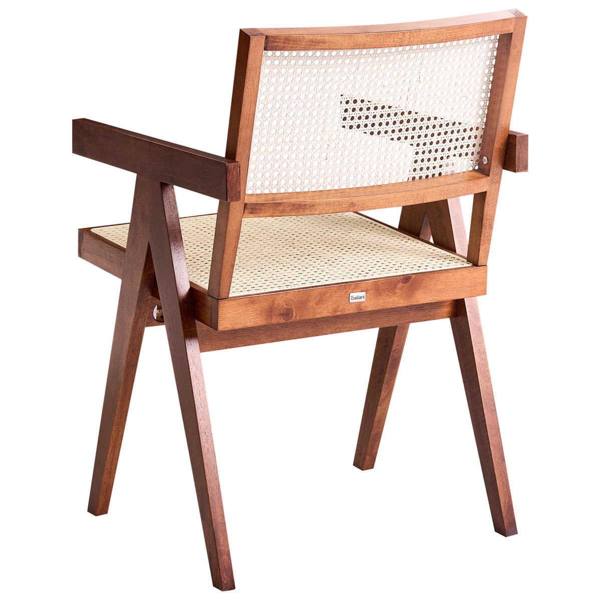 ESSZIMMERSTUHL Holz Braun Westbrook - Braun, Holz (55/85/58cm) - Beliani