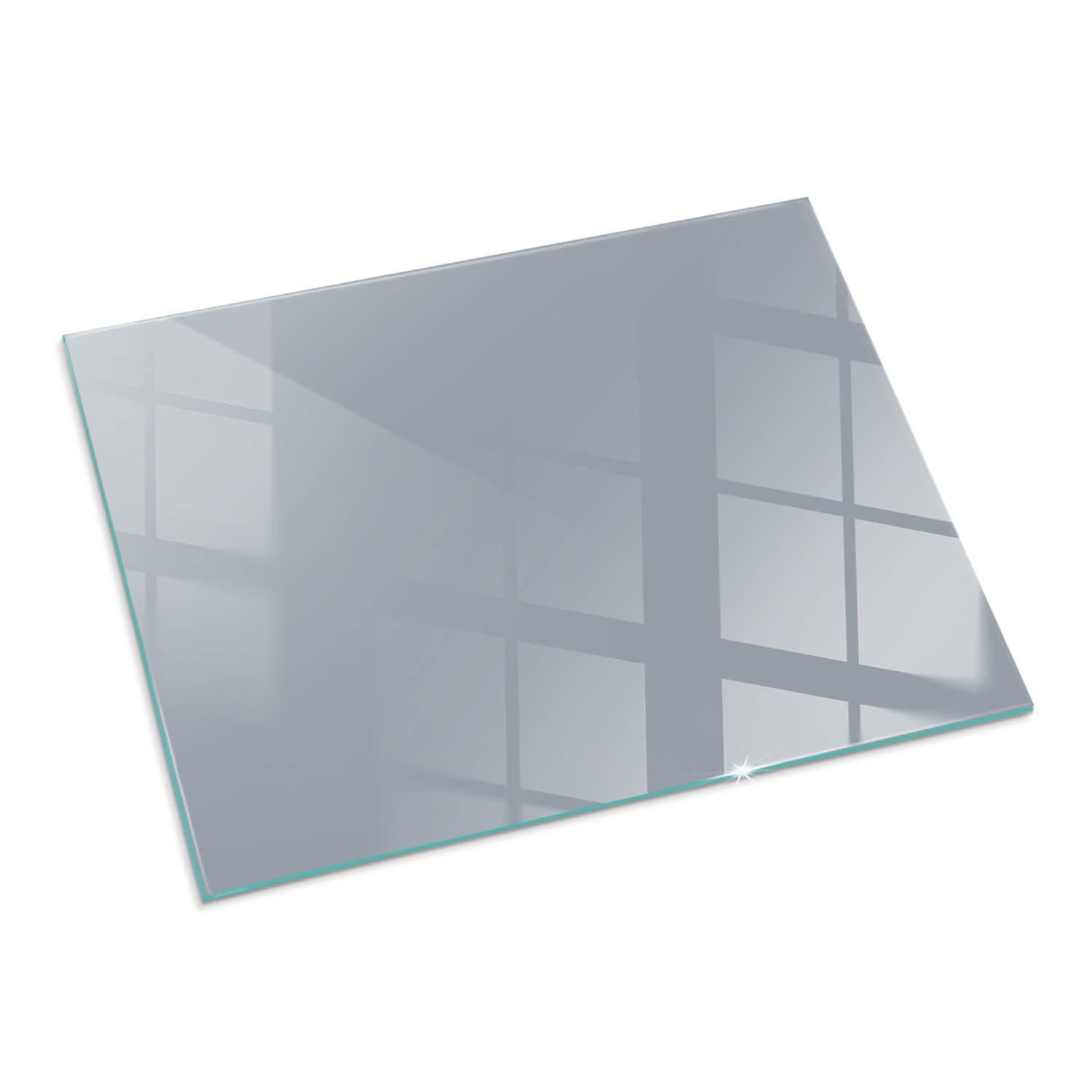 ArtPrintCave Glasplatte Grau 80x60x0.4 cm
