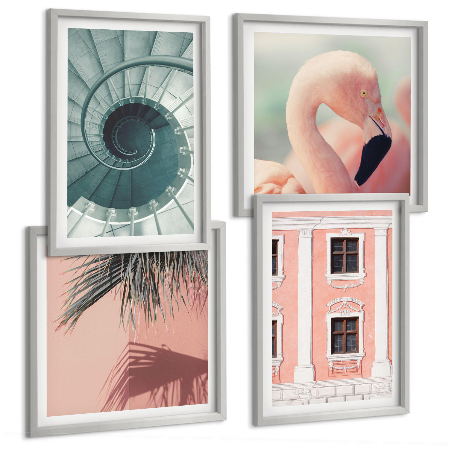 Tulup Bilder Silber 50x50 cm