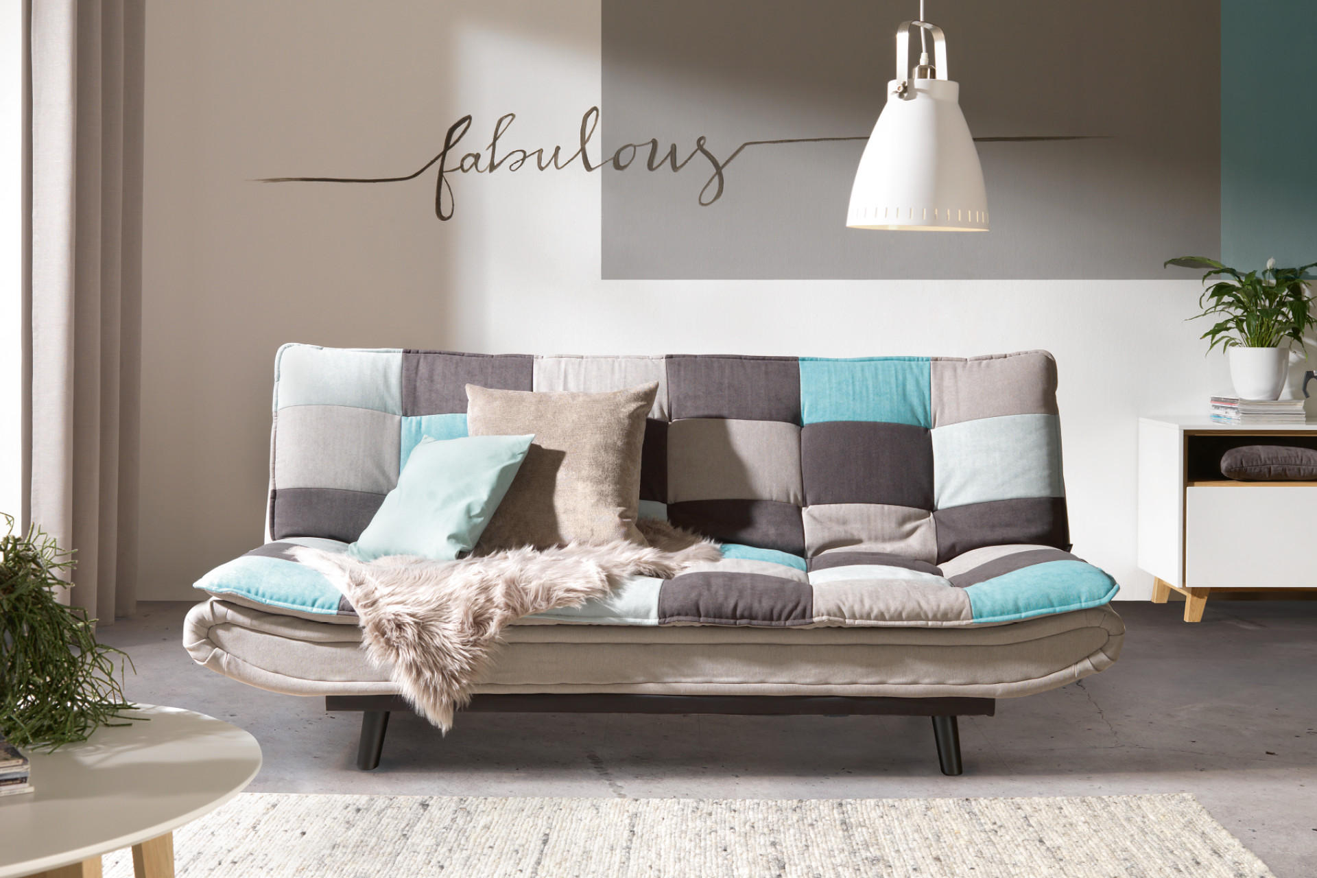 Pohovka ve stylu patchwork