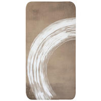 WC PŘEDLOŽKA Barva - hnědá - Japandi 60x120 cm - barva mokka, textil/plast (60/1cm) - OnlyWow