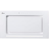 DUNSTABZUGSHAUBE GCH E 217 WH 52 PRIME + Umluftset, 52 cm Weiß Glas - Weiß, Glas/Metall (52/29.5/23.5cm) - Gurari