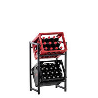 GETRÄNKESKISTENSTÄNDER Lenny - 2er Set - schwarz - Schwarz, Metall (47/31/75cm) - TPFLiving