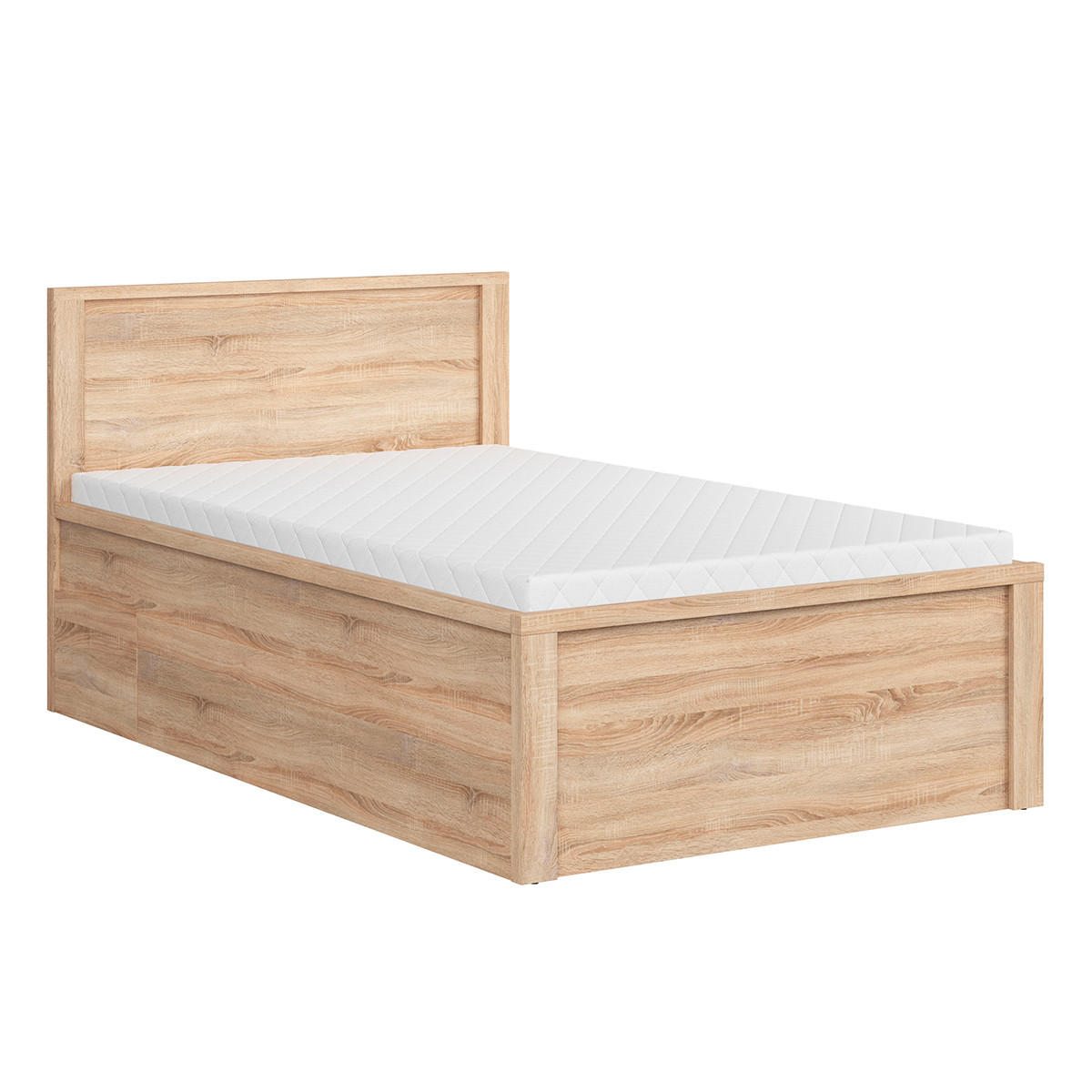 POSTEL 120/200 Soren Dřevo - hnědá, kompozitní dřevo (120/200cm) - Petits-meubles