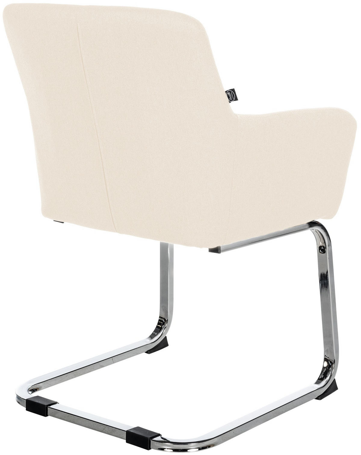 STUHL Pukki Stoff creme - Naturfarben, Metall (57/87/58cm) - TPFLiving