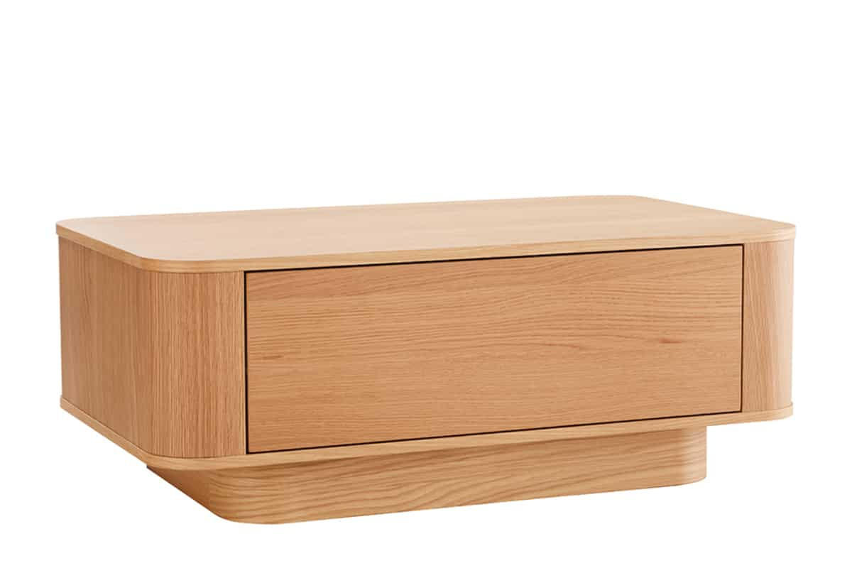 COUCHTISCH VALHALLA WOOD Furnier Natur 100 cm - Braun, Holz (60/100/38cm) - riess-ambiente