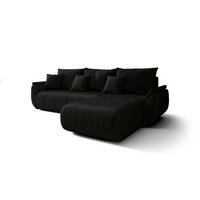ECKSOFA mit Schlaffunktion TOKYO L Monolith 97 Links - Schwarz, Textil (280/185cm) - Bedante