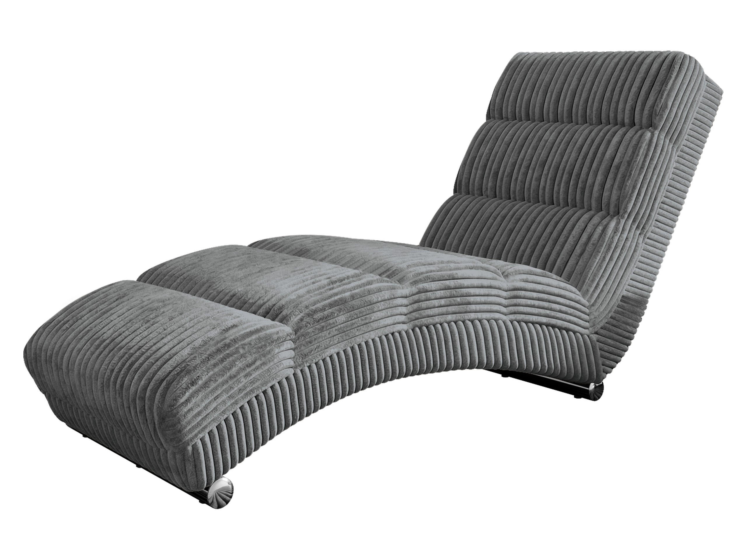 RELAXLIEGE Holiday Cord Bis - Chromfarben/Grau, Holz/Textil (62/84/180cm) - MIRJAN24