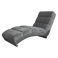 RELAXLIEGE Holiday Cord Bis - Chromfarben/Grau, Holz/Textil (62/84/180cm) - MIRJAN24