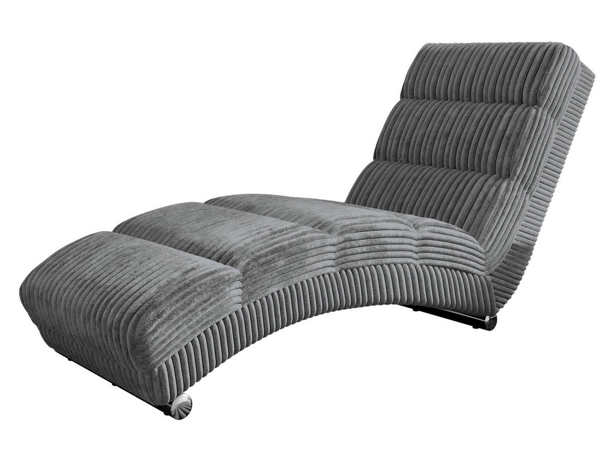 RELAXLIEGE Holiday Cord Bis - Chromfarben/Grau, Holz/Textil (62/84/180cm) - MIRJAN24