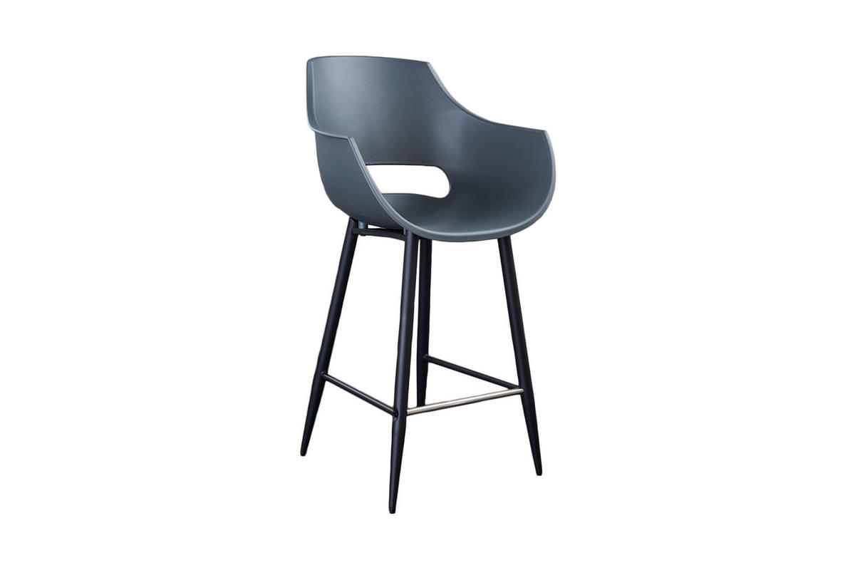 THEKENHOCKER ZAJA Grau Kunststoff - Grau, Kunststoff (57/103/59cm) - KAWOLA