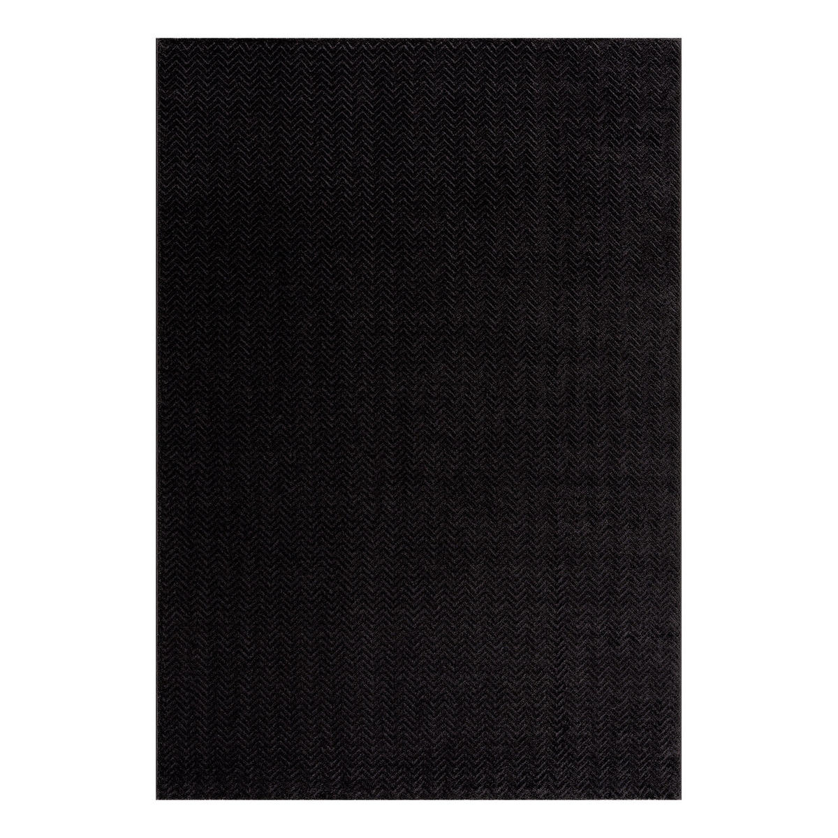 KURZFLOR-TEPPICH Fancy 805 Schwarz 140x200 cm - Schwarz, Textil (140/200cm) - carpet city