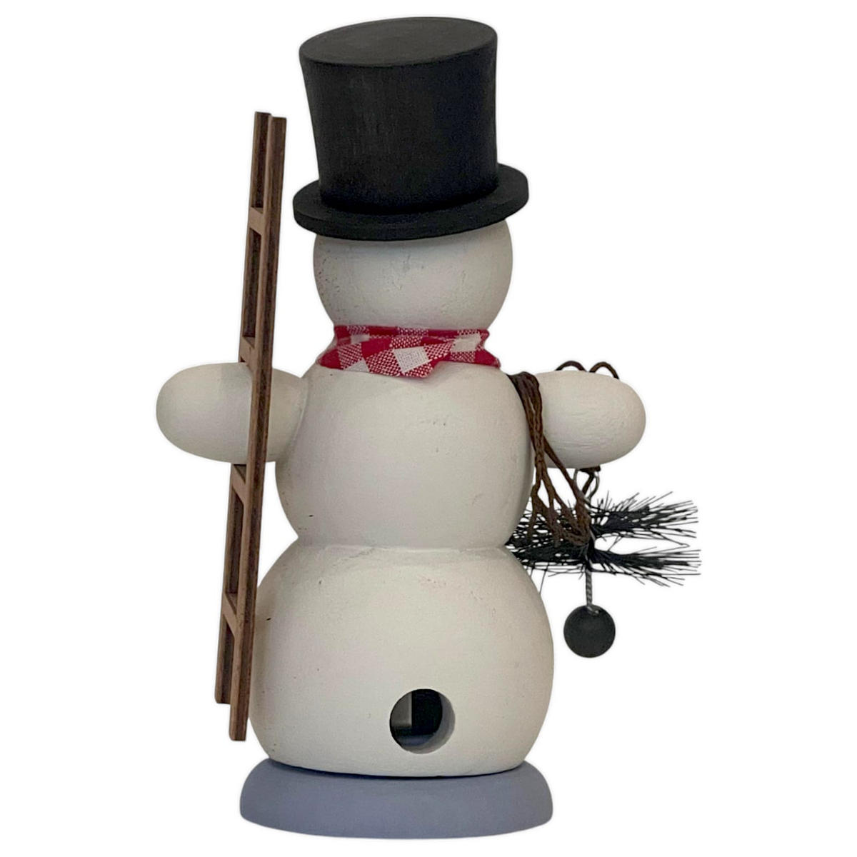 RÄUCHERFIGUR Räuchermännchen Schneemann als Schornsteinfeger 13 cm - Multicolor, Holz (6/13/10cm)