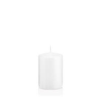 STUMPENKERZEN Weiß Ø 68 x 100 mm, 12 Stück - Weiß, Paraffin (7/10cm) - Wiedemann Kerzen