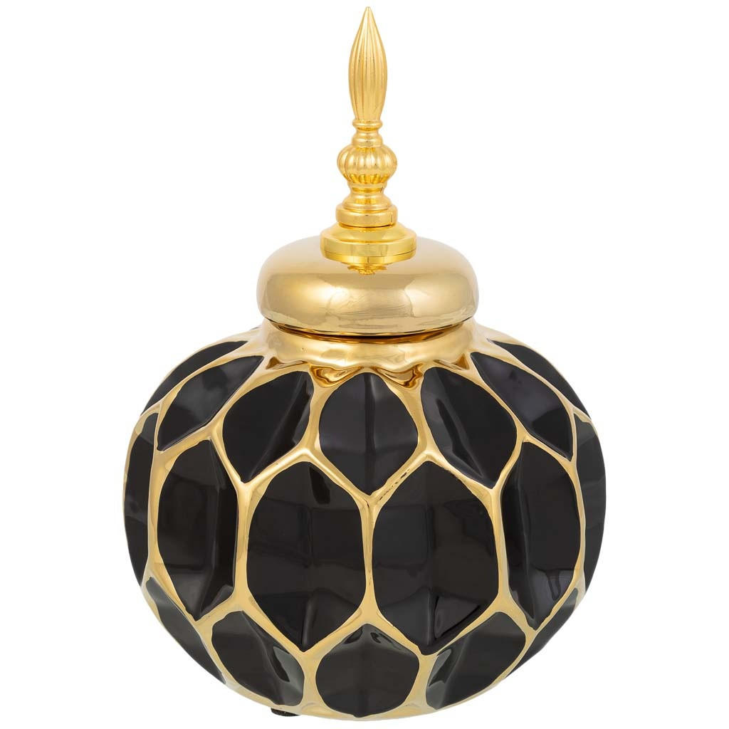 Wanderlust Vase Schwarz 23.5 cm